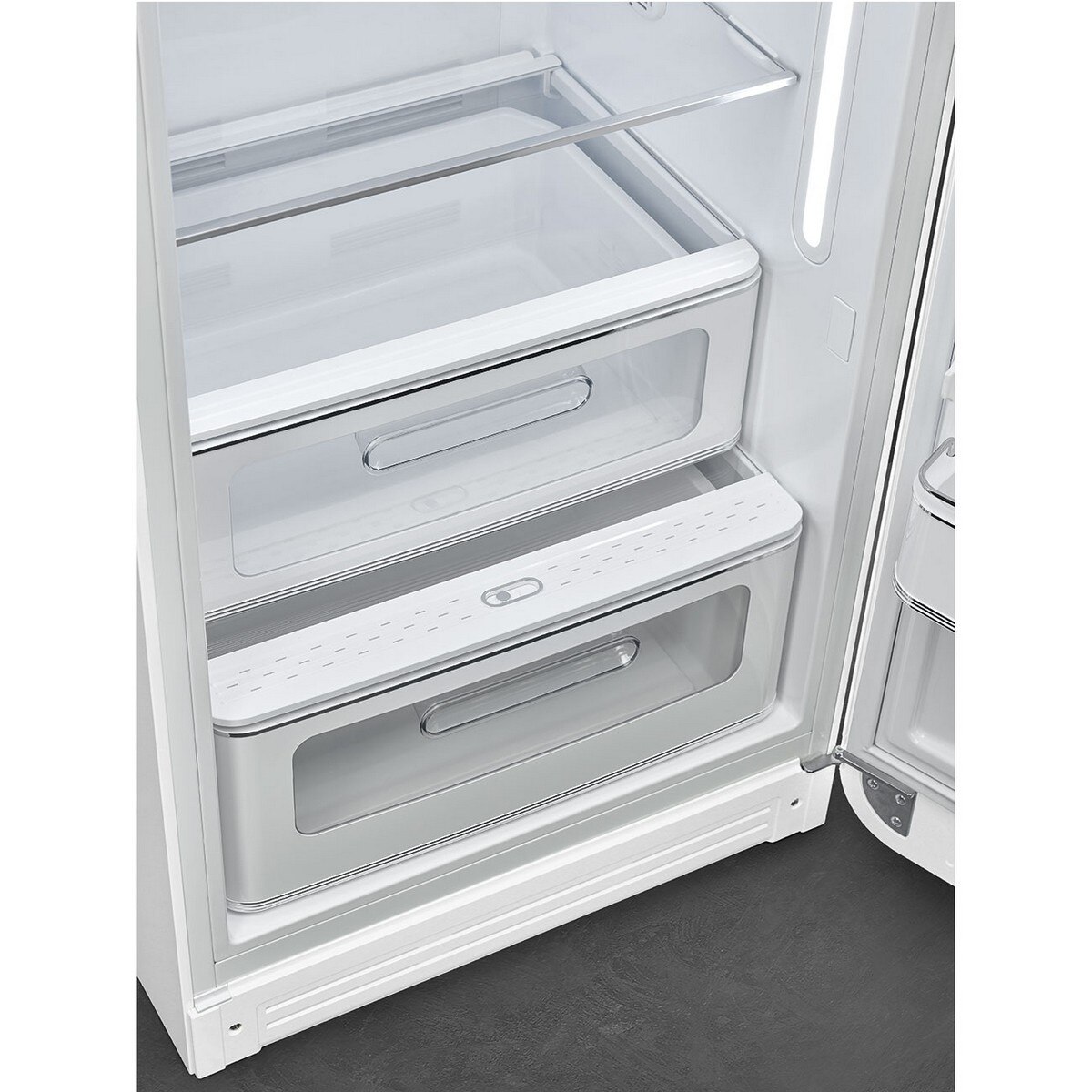 Frigorífico de 1 Porta Smeg FAB28RWH6, Compressor Inverter, 270 Litros, com Abertura à Direita - Branco Branco-6