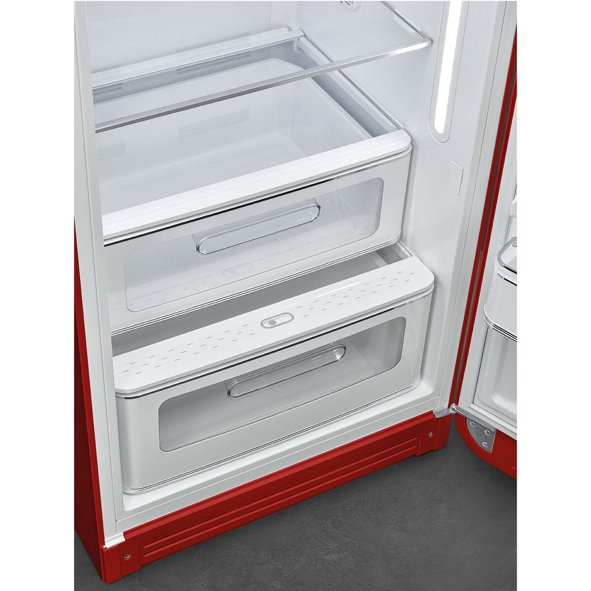 Frigorífico de 1 Porta Smeg FAB28RRD6, Compressor Inverter, 270 Litros, com Abertura à Direita - Vermelho Vermelho-8