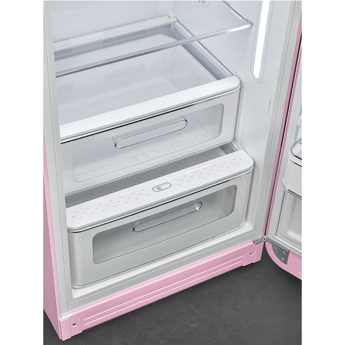 Frigorífico de 1 Porta Smeg FAB28RPK6, Compressor Inverter, 270 Litros, com Abertura à Direita - Rosa Rosa-8