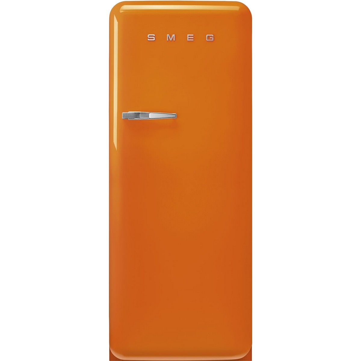 Frigorífico de 1 Porta Smeg FAB28ROR6, Compressor Inverter, 270 Litros, com Abertura à Direita - Laranja Laranja-1