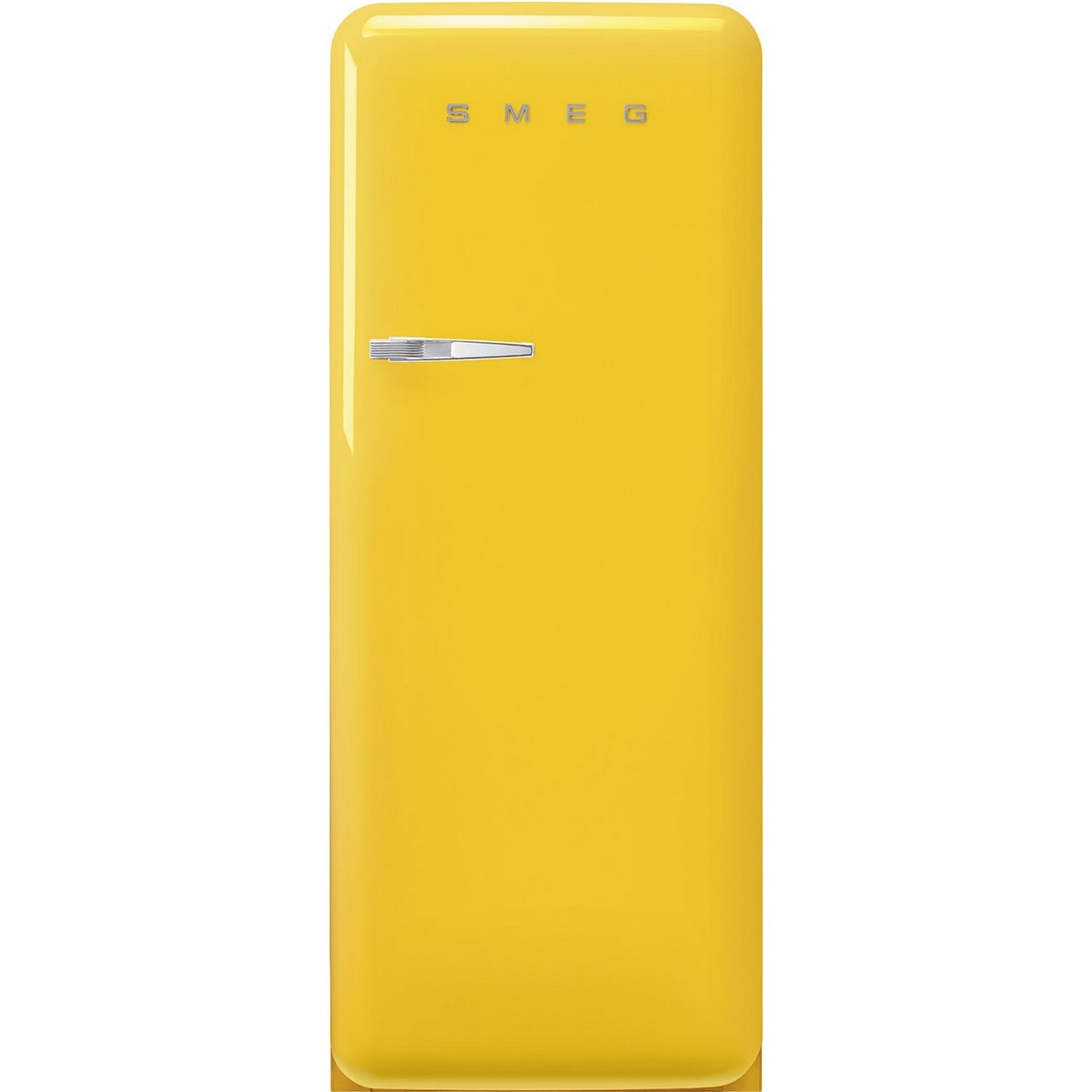 Frigorífico de 1 Porta Smeg FAB28RYW6, Compressor Inverter, 270 Litros, com Abertura à Direita - Amarelo Amarelo-1