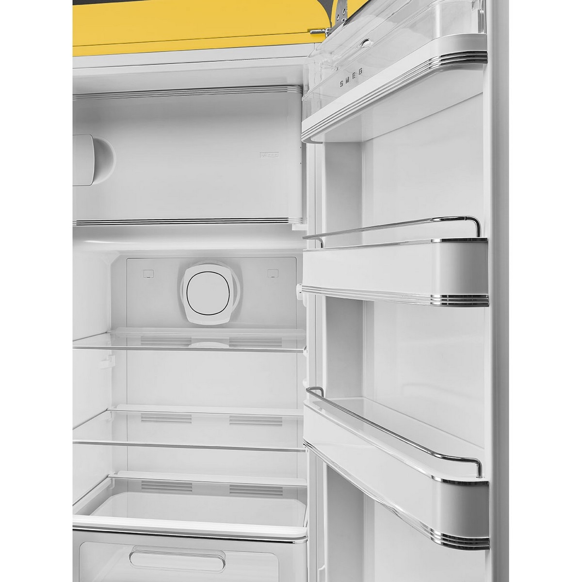 Frigorífico de 1 Porta Smeg FAB28RYW6, Compressor Inverter, 270 Litros, com Abertura à Direita - Amarelo Amarelo-6