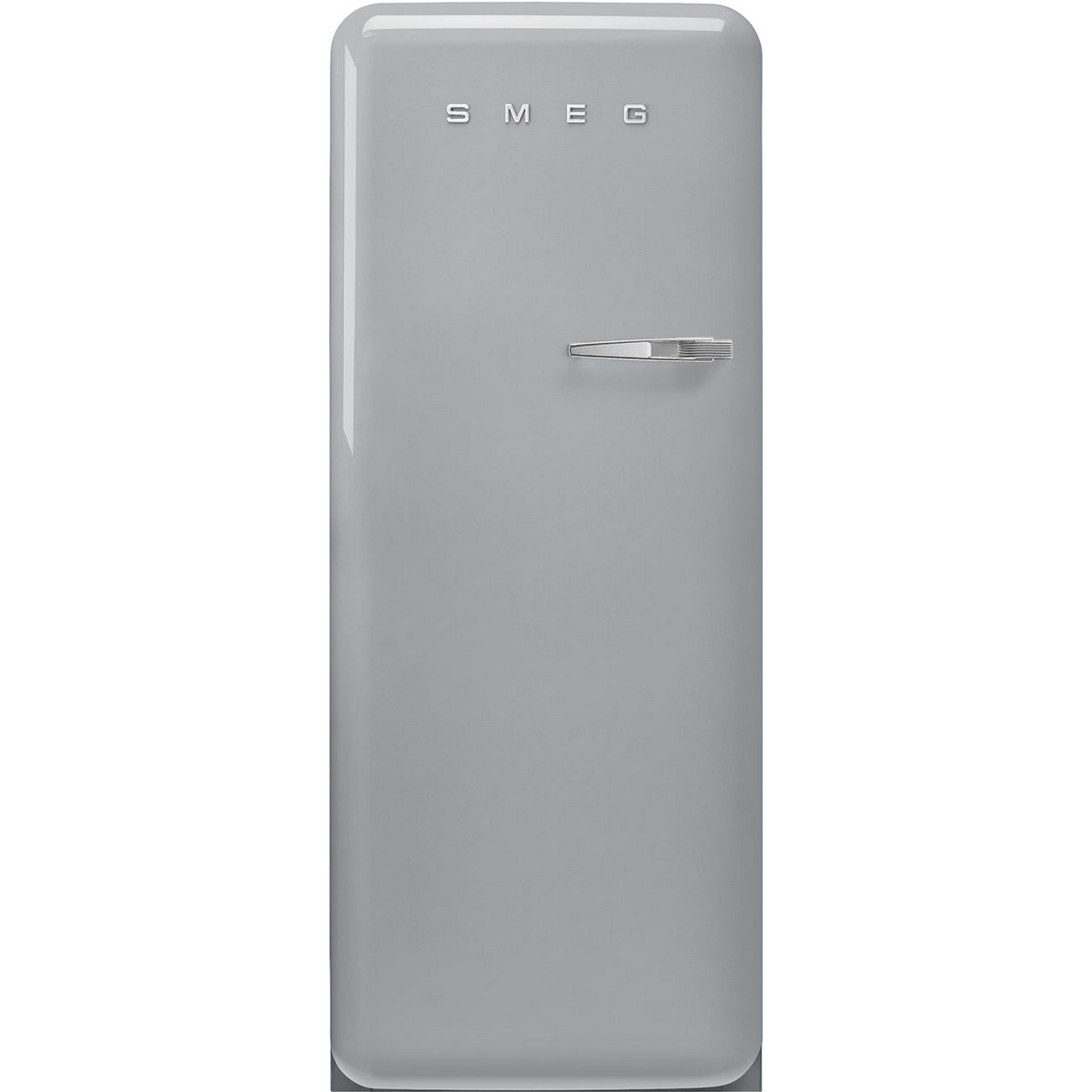Frigorífico de 1 Porta Smeg FAB28LSV6, Compressor Inverter, 270 Litros, com Abertura à Esquerda - Prata Prata-1