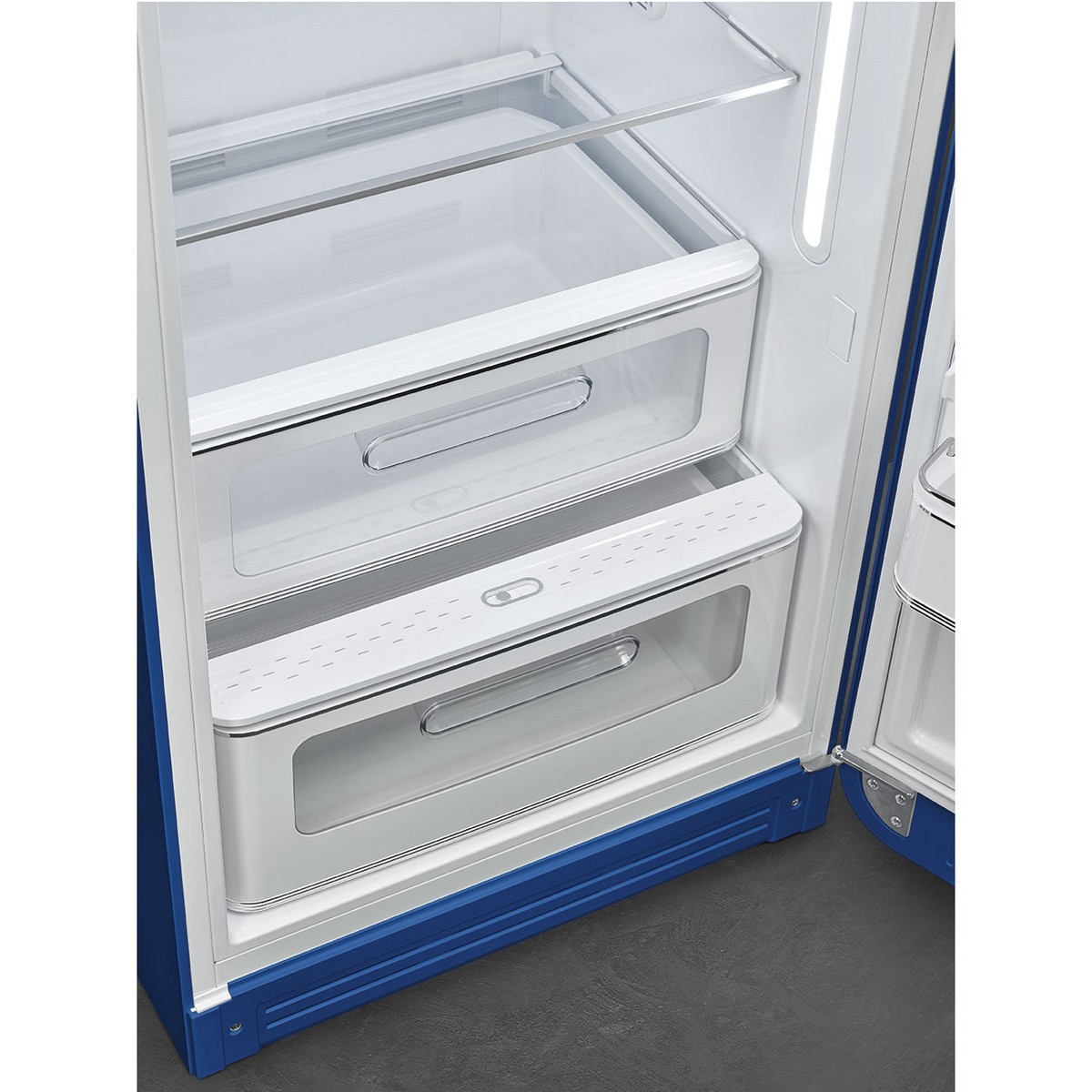 Frigorífico de 1 Porta Smeg FAB28RBE6, Compressor Inverter, 270 Litros, com Abertura à Direita - Azul Azul-8