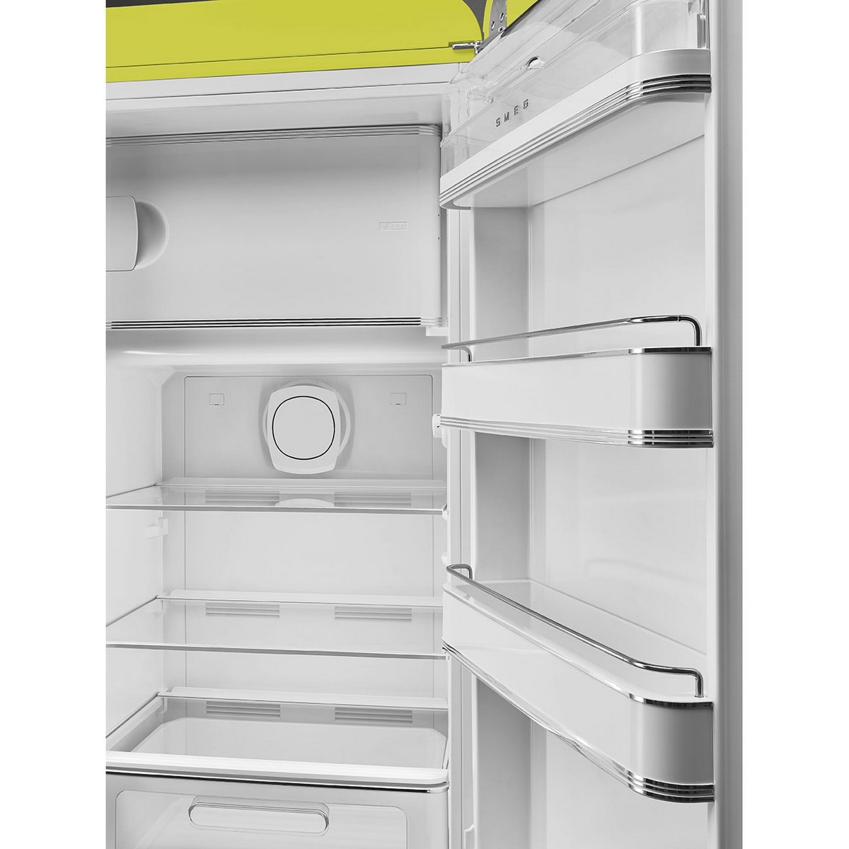 Frigorífico de 1 Porta Smeg FAB28RLI6, Compressor Inverter, 270 Litros, com Abertura à Direita - Verde Limão Verde Limão-6