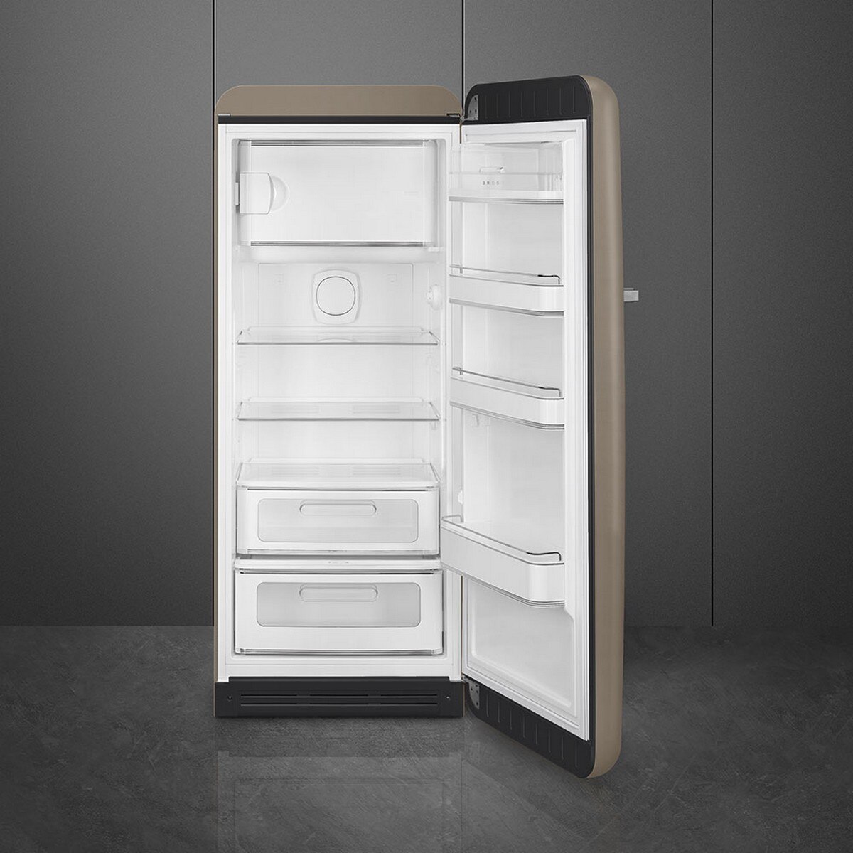 Frigorífico de 1 Porta Smeg FAB28RDTP6, Compressor Inverter, 270 Litros, com Abertura à Direita - Taupe Taupe-4