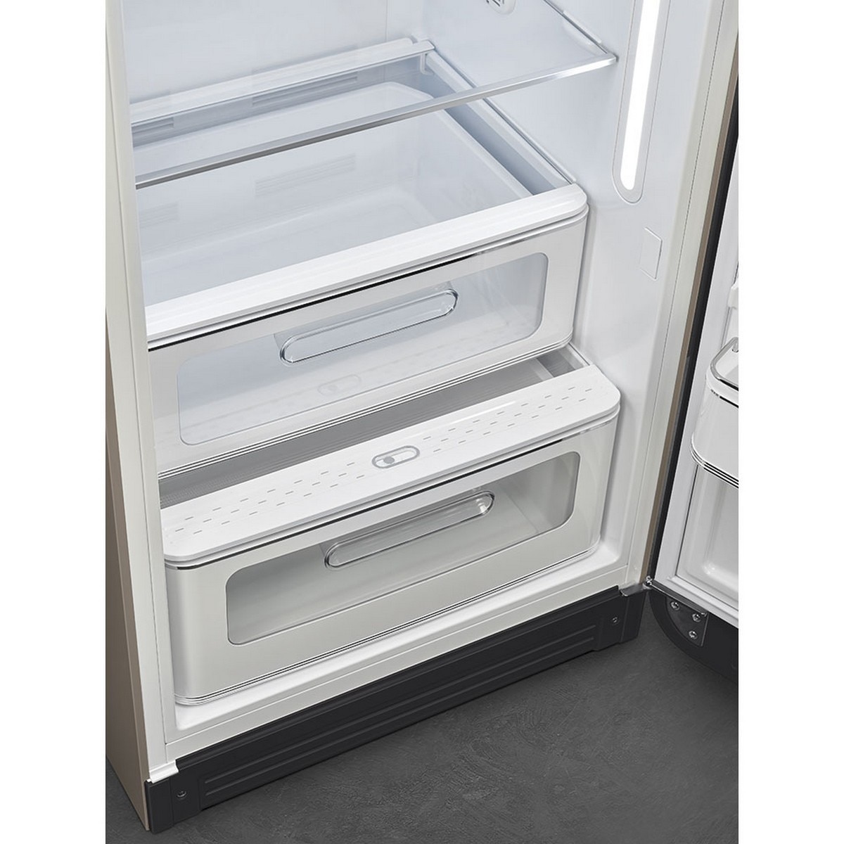 Frigorífico de 1 Porta Smeg FAB28RDTP6, Compressor Inverter, 270 Litros, com Abertura à Direita - Taupe Taupe-7