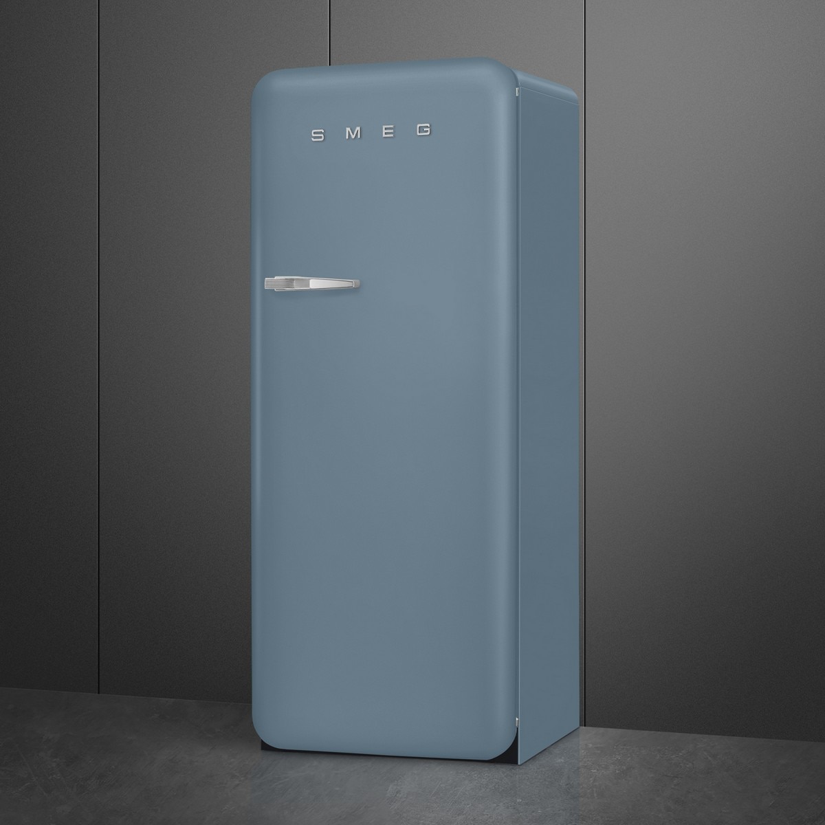 Frigorífico de 1 Porta Smeg FAB28RDSB6, Compressor Inverter, 270 Litros, com Abertura à Direita - Azul Tormenta Azul Tempestade-3