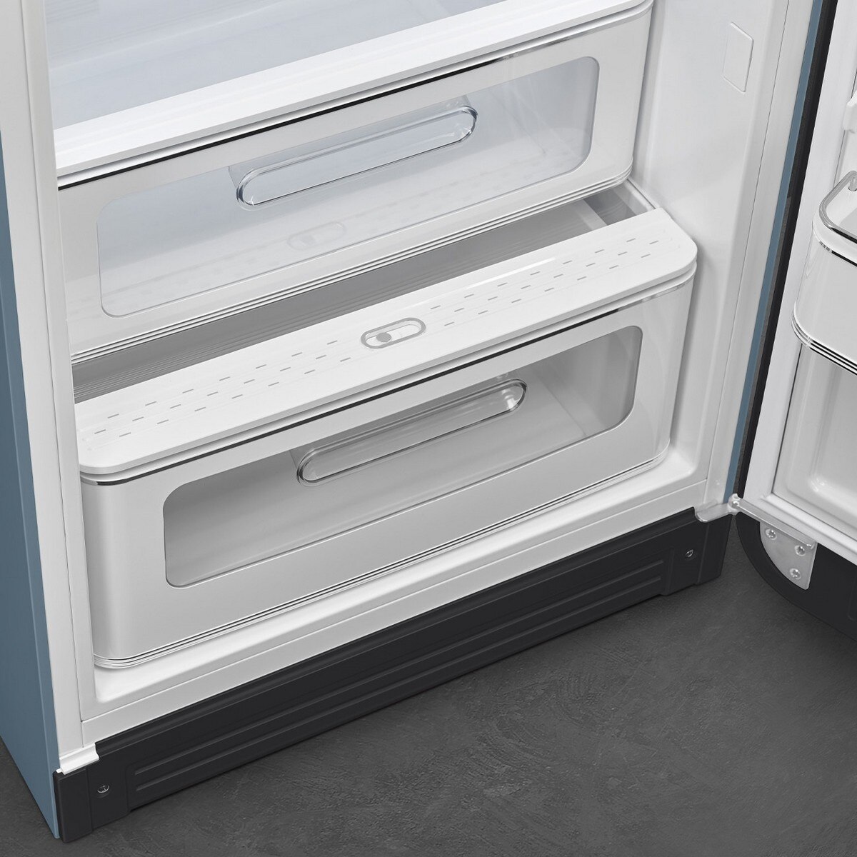 Frigorífico de 1 Porta Smeg FAB28RDSB6, Compressor Inverter, 270 Litros, com Abertura à Direita - Azul Tormenta Azul Tempestade-7