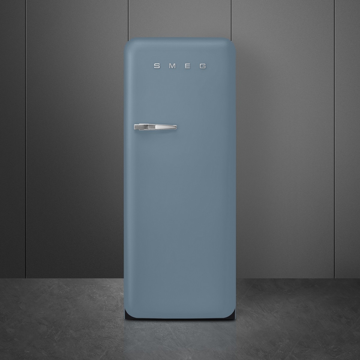 Frigorífico de 1 Porta Smeg FAB28RDSB6, Compressor Inverter, 270 Litros, com Abertura à Direita - Azul Tormenta Azul Tempestade-8