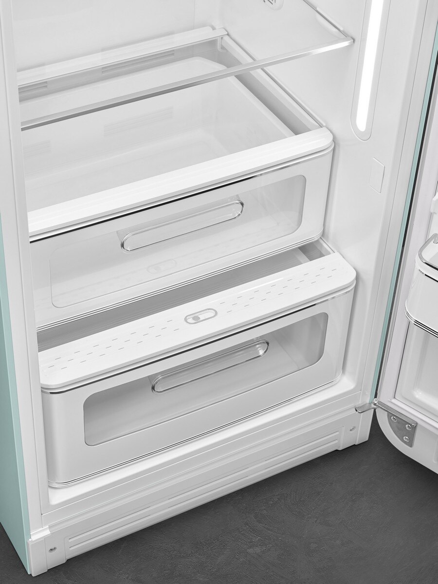 Frigorífico de 1 Porta Smeg FAB28RDSA6, Compressor Inverter, 270 Litros, com Abertura à Direita - Sea Salt Green Sea Salt Green-4