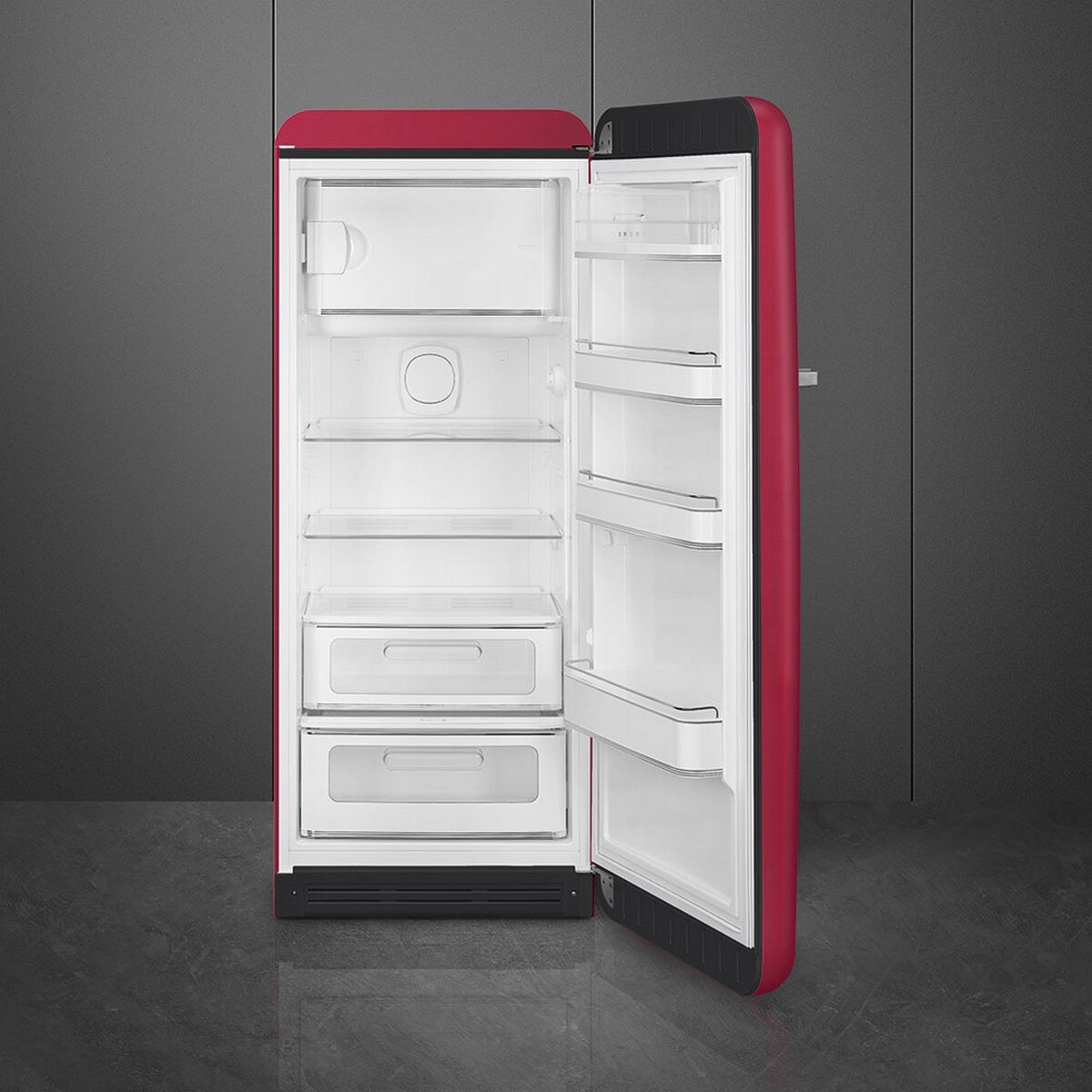 Frigorífico de 1 Porta Smeg FAB28RDRB6, Compressor Inverter, 270 Litros, com Abertura à Direita - Ruby Red Vermelho rubi-5