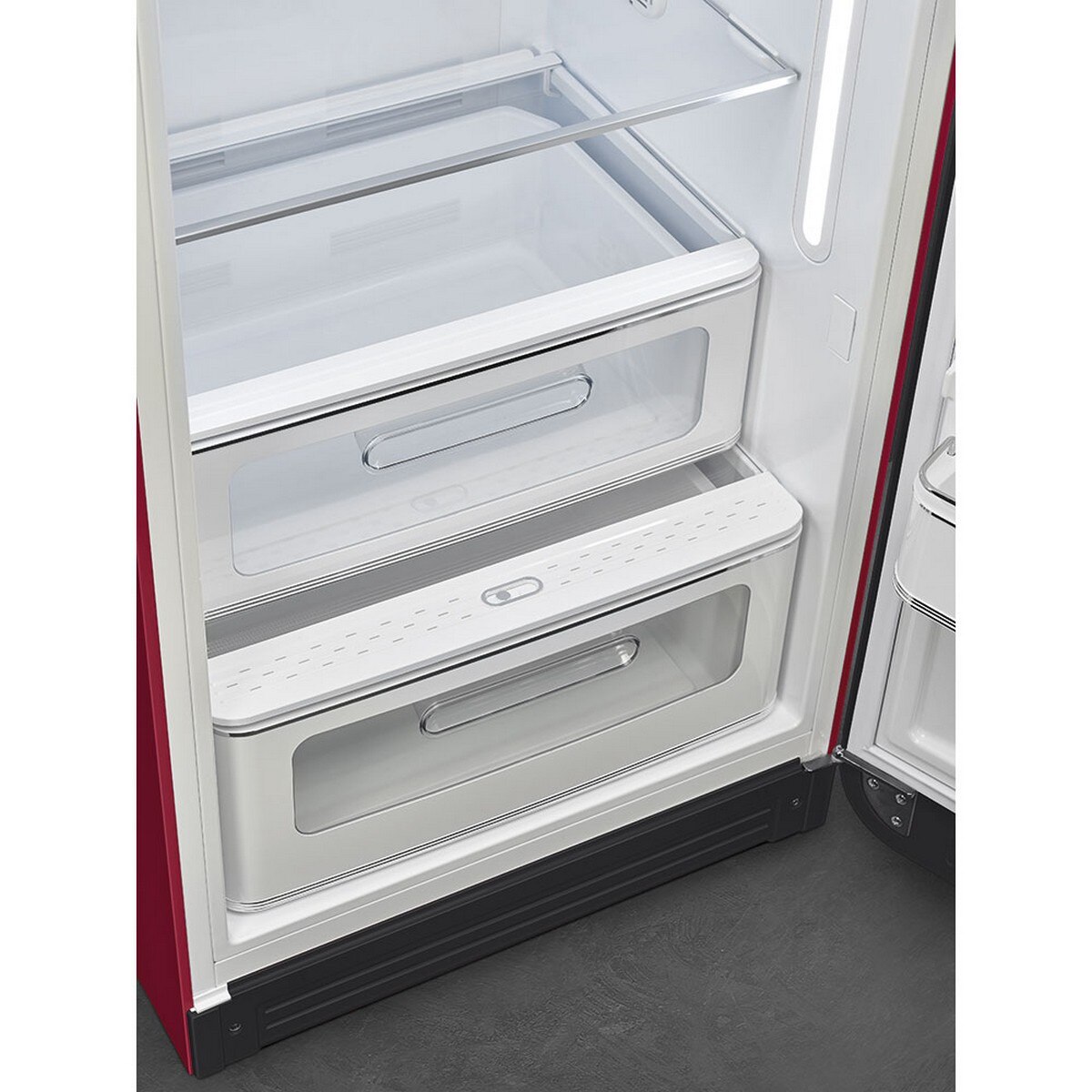 Frigorífico de 1 Porta Smeg FAB28RDRB6, Compressor Inverter, 270 Litros, com Abertura à Direita - Ruby Red Vermelho rubi-8