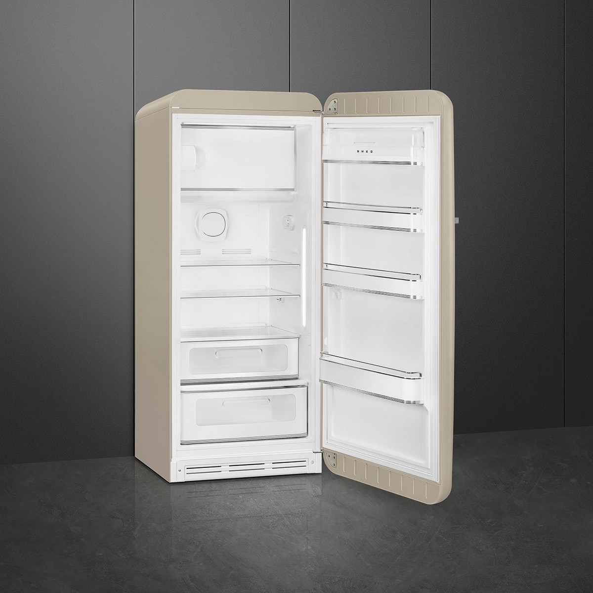 Frigorífico de 1 Porta Smeg FAB28RDPP6, Compressor Inverter, 270 Litros, com Abertura à Direita - Perfectly Pale Perfectly Pale-2