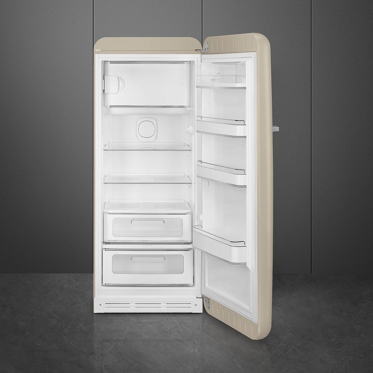 Frigorífico de 1 Porta Smeg FAB28RDPP6, Compressor Inverter, 270 Litros, com Abertura à Direita - Perfectly Pale Perfectly Pale-4