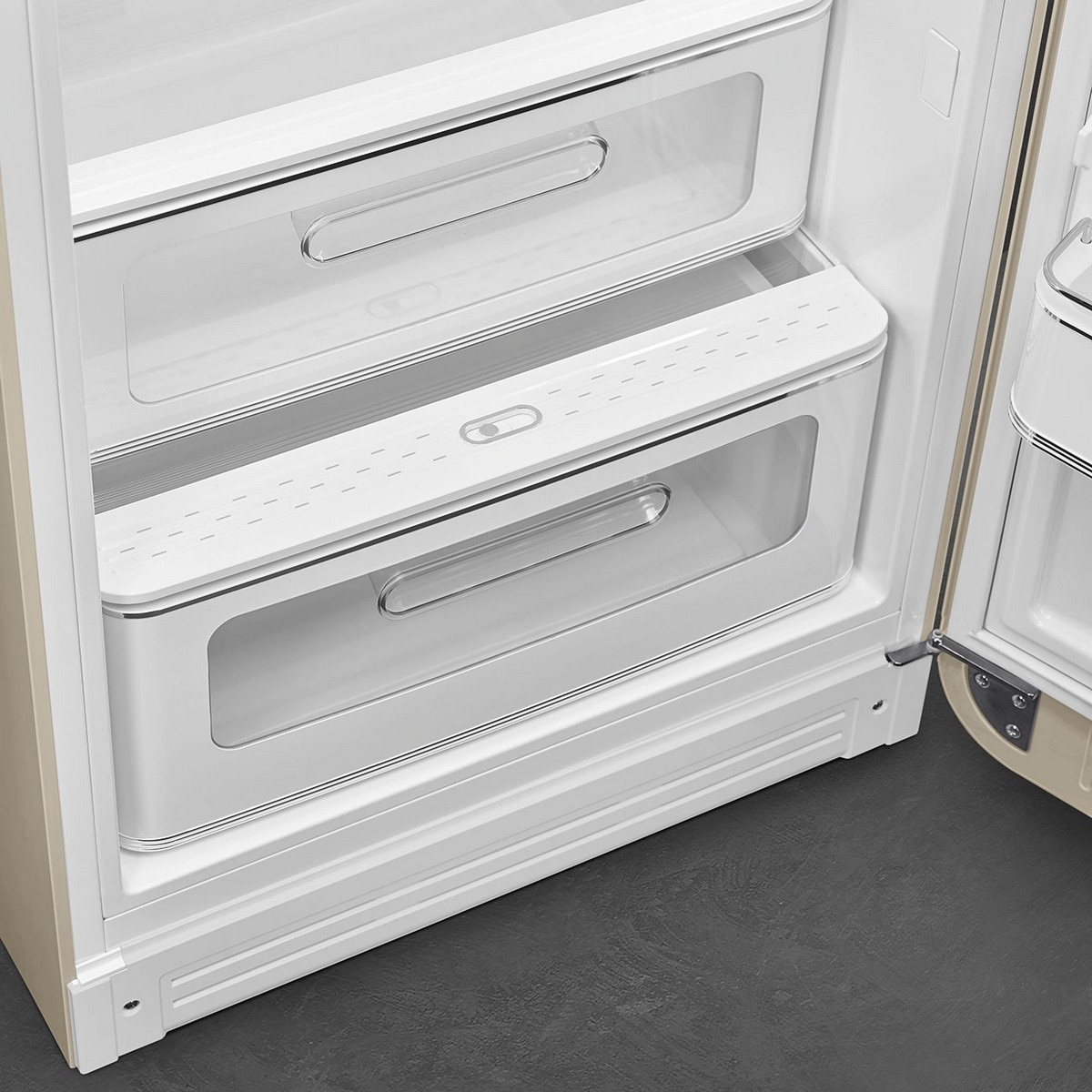 Frigorífico de 1 Porta Smeg FAB28RDPP6, Compressor Inverter, 270 Litros, com Abertura à Direita - Perfectly Pale Perfectly Pale-7