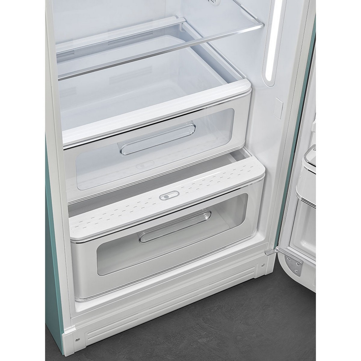 Frigorífico de 1 Porta Smeg FAB28RDEG6, Compressor Inverter, 270 Litros, com Abertura à Direita - Verde Esmeralda Verde-esmeralda-7