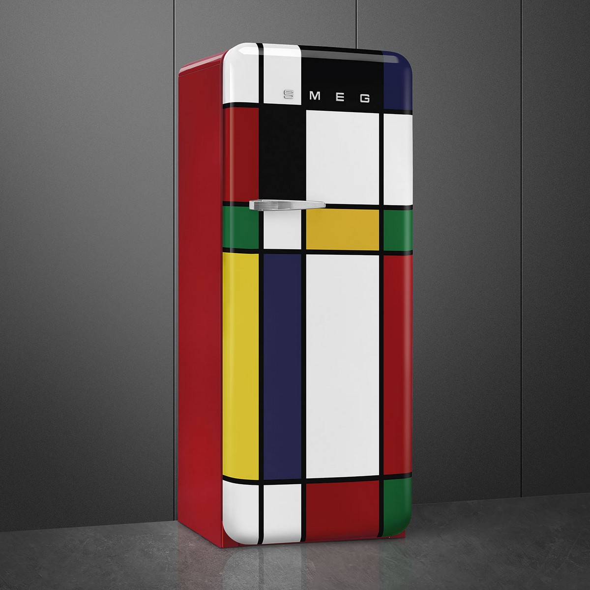Frigorífico de 1 Porta Smeg FAB28RDMC6, Compressor Inverter, 270 Litros, com Abertura à Direita - Multicor Multicolor-2