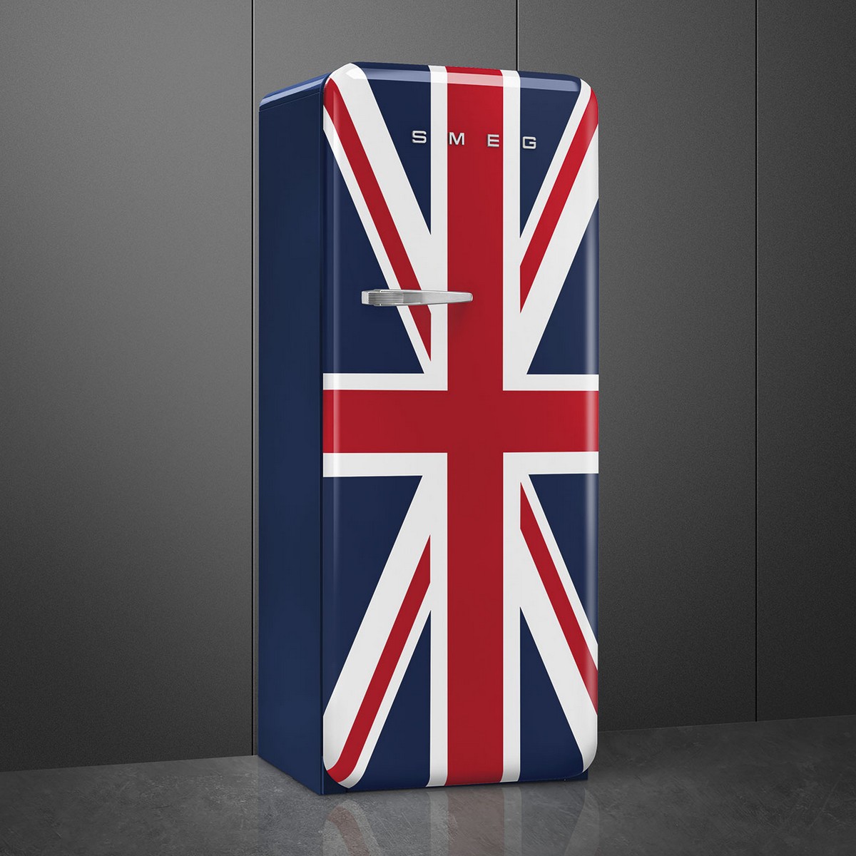 Frigorífico de 1 Porta Smeg FAB28RDUJ6, Compressor Inverter, 270 Litros, com Abertura à Direita - Union Jack Multicolor-2