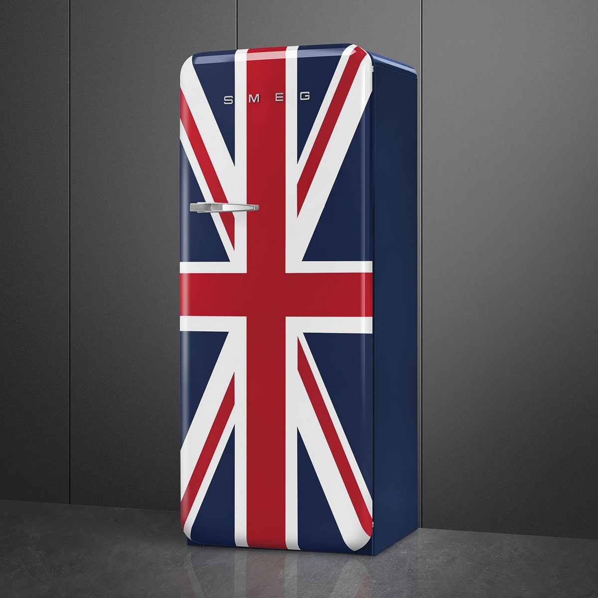Frigorífico de 1 Porta Smeg FAB28RDUJ6, Compressor Inverter, 270 Litros, com Abertura à Direita - Union Jack Multicolor-3