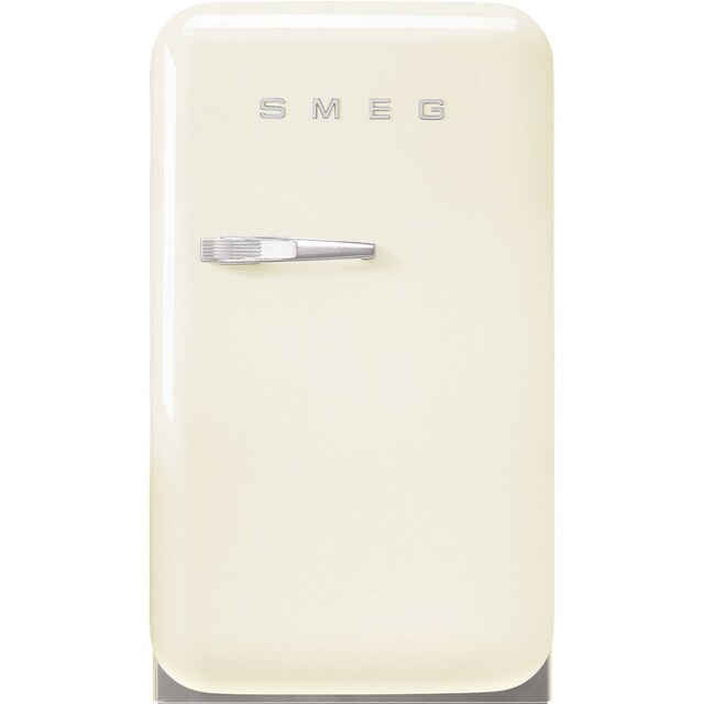 Imagem 0 de Frigorífico de 1 Porta Smeg FAB5RCR6, 34 Litros, Frio Estático, com Abertura à Direita - Creme