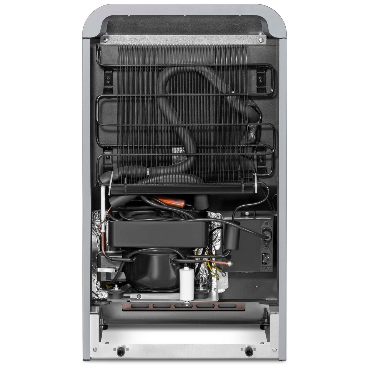 Frigorífico de 1 Porta Smeg FAB5RSV6, 34 litros, Frio Estático com Abertura à Direita - Prata Prata-2
