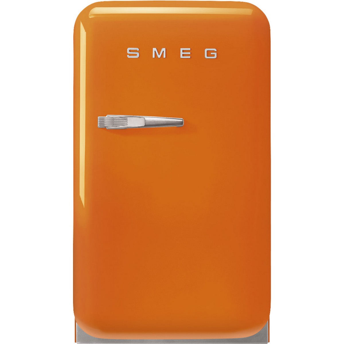 Frigorífico de 1 Porta Smeg FAB5ROR6, 34 litros, Frio Estático com Abertura à Direita - Laranja Laranja-1