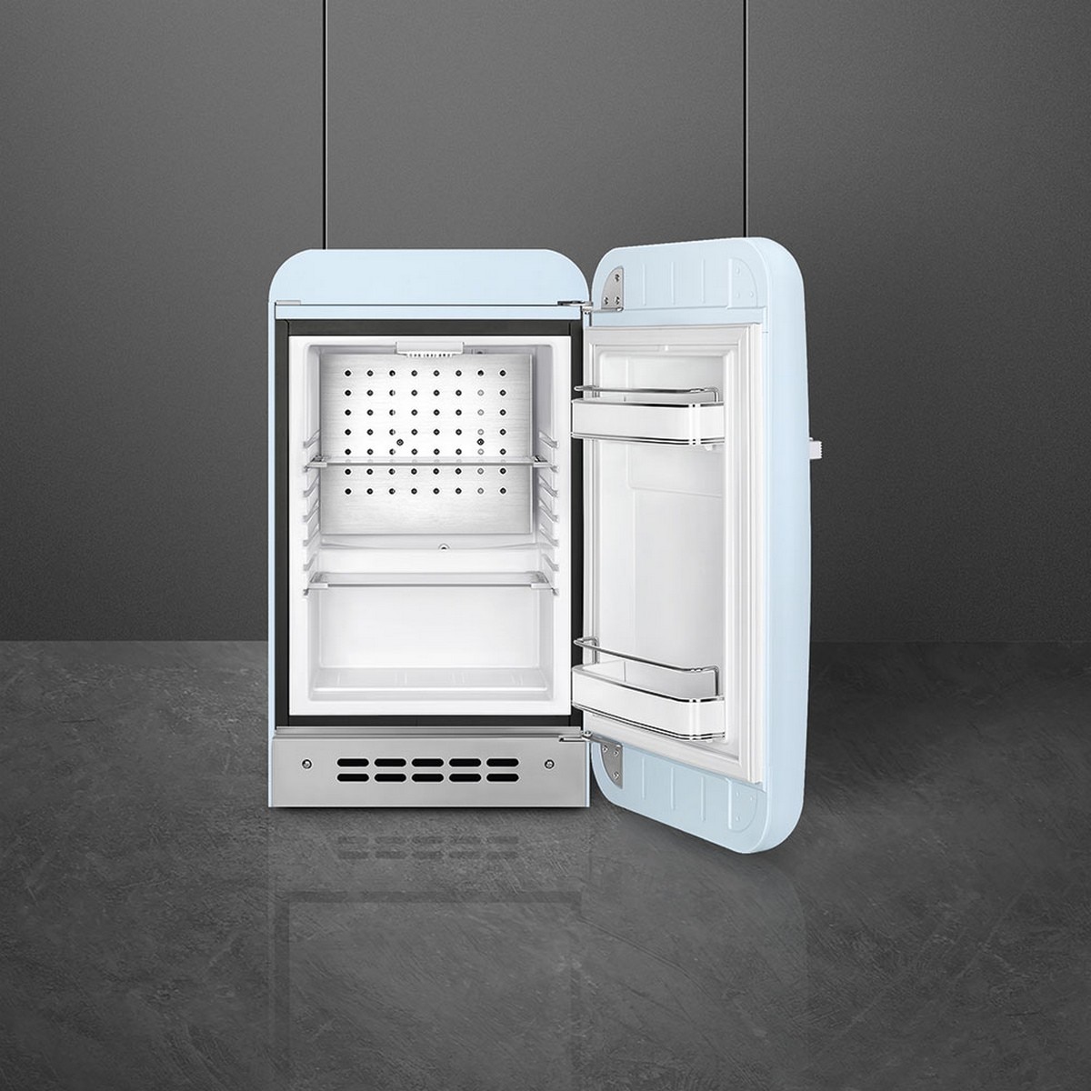 Frigorífico de 1 Porta Smeg FAB5RPB6, 34 litros, Frio Estático com Abertura à Direita - Azul Azul-2