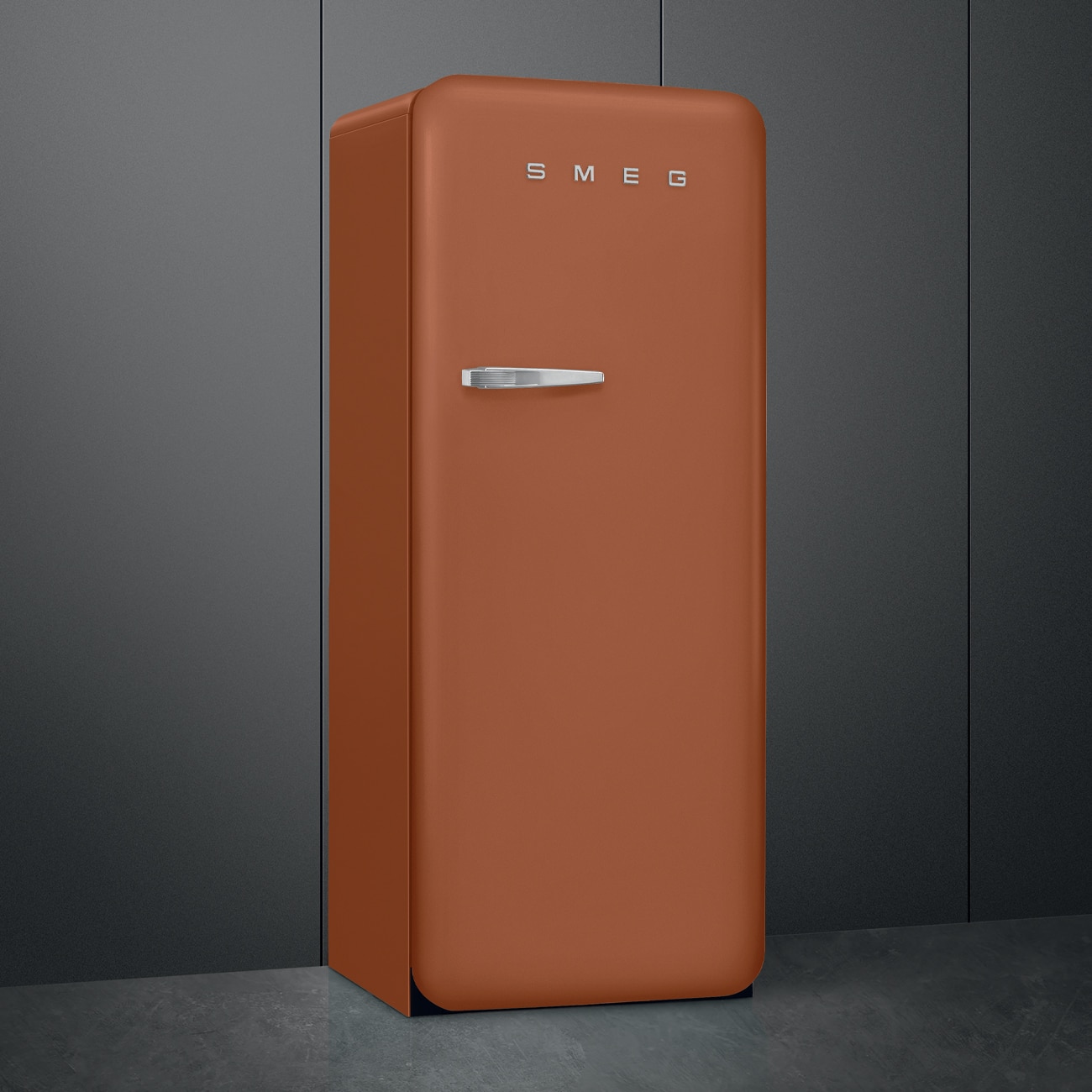 Frigorífico de 1 Porta Smeg Anni 50  FAB28RACM6 Ventilado de 270 Litros - Amber Clay Âmbar-2