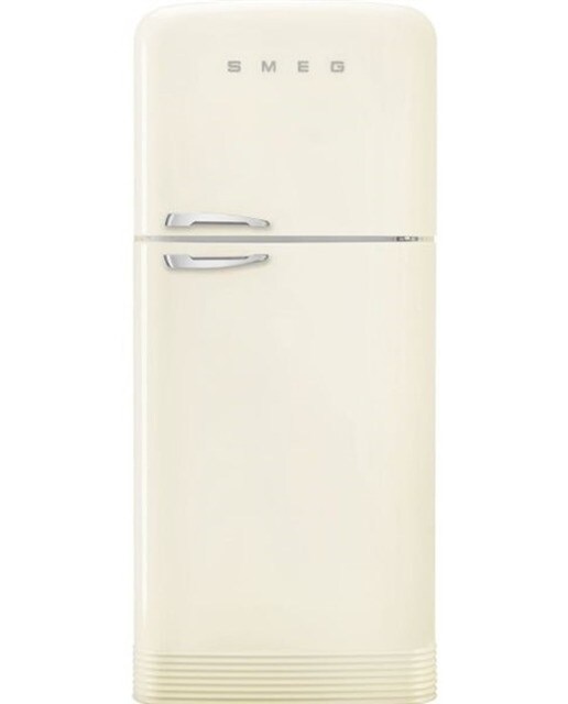 Imagem 0 de Frigorífico de 2 Portas Smeg Anni 50 FAB50RCR5 Total No Frost com Dobradiças à Direita e de 192,1 cm - Creme Polido