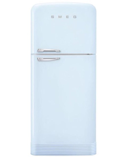 Imagem 0 de Frigorífico de 2 Portas Smeg Anni 50 FAB50RPB5 Total No Frost com Dobradiças à Direita e de 192,1 cm - Azul Céu Polido