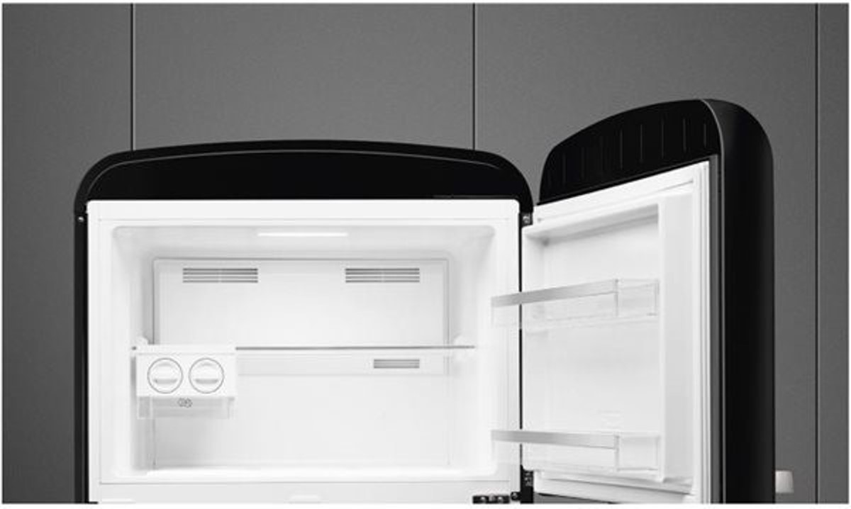 Frigorífico de 2 Portas Smeg Anni 50 FAB50LBL5 Total No Frost com Dobradiças à Esquerda e de 192,1 cm - Preto Polido Preto-3