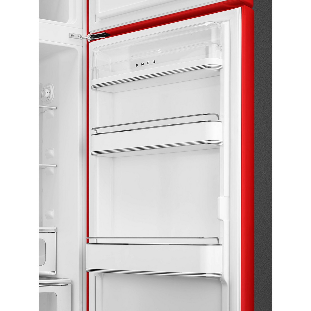 Frigorífico de 2 Portas Smeg Anni 50 FAB30RRD6 Ventilado com Abertura à Direita - Vermelho Vermelho-5
