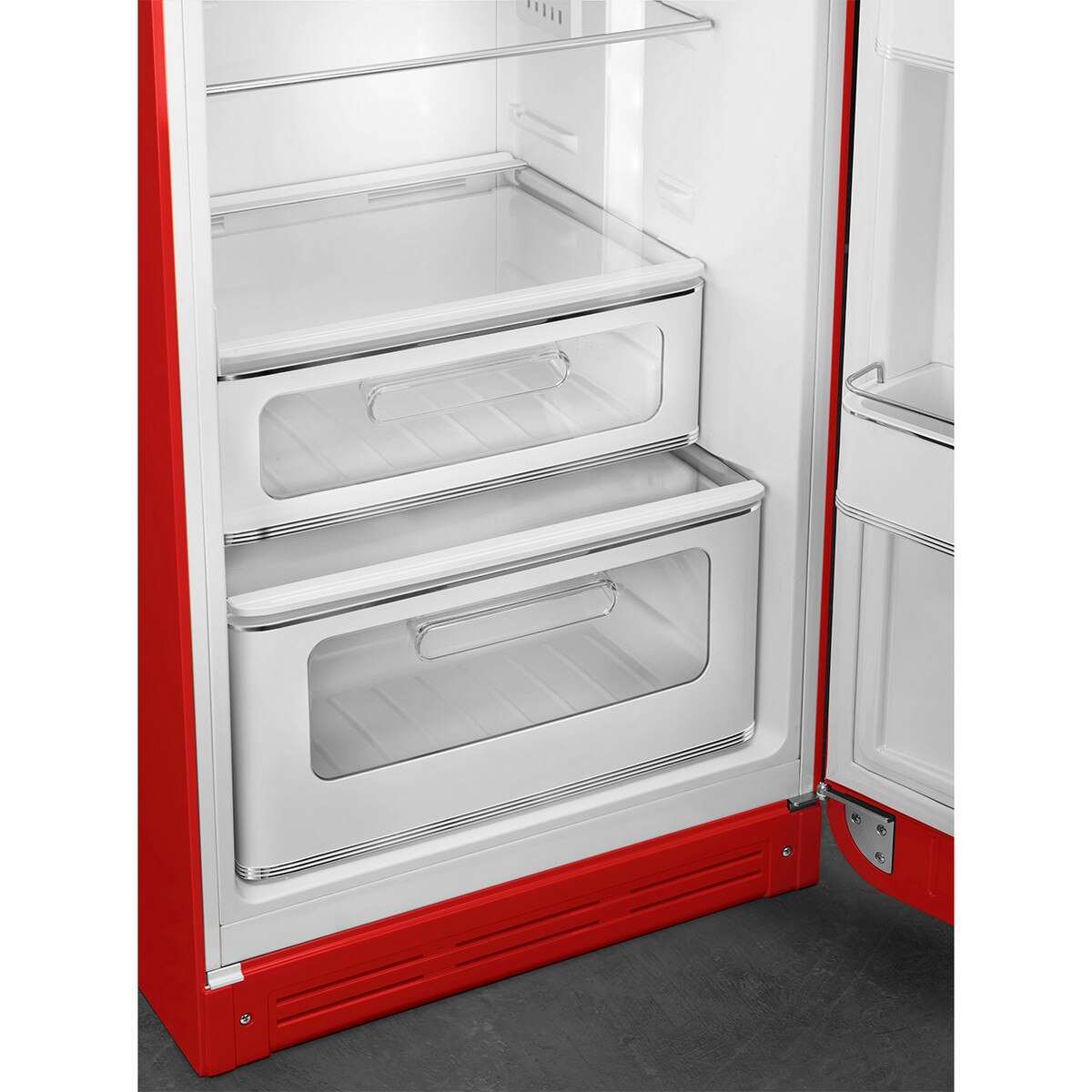 Frigorífico de 2 Portas Smeg Anni 50 FAB30RRD6 Ventilado com Abertura à Direita - Vermelho Vermelho-6