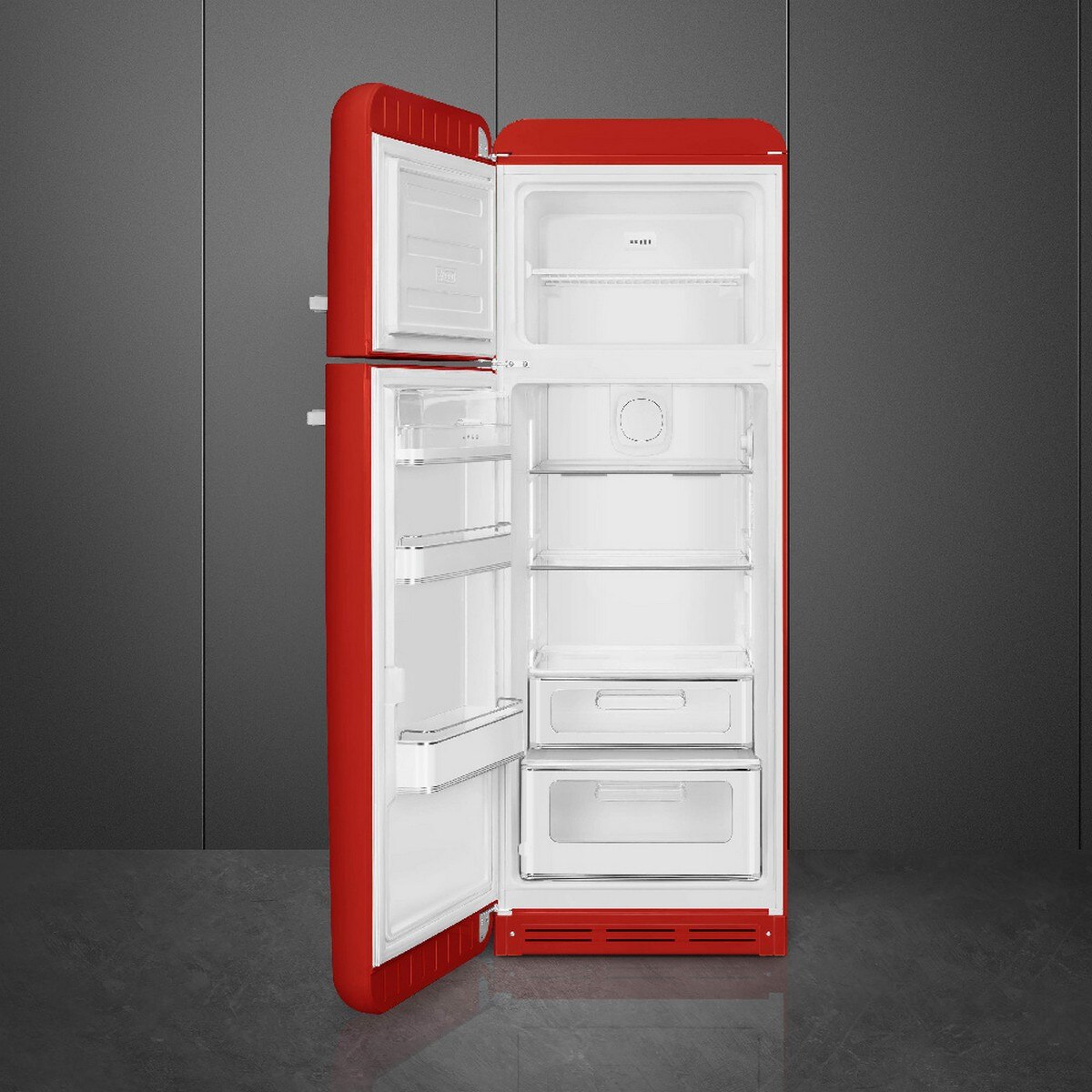 Frigorífico de 2 Portas Smeg Anni 50 FAB30LRD6 Ventilado com Abertura à Esquerda - Vermelho Vermelho-2
