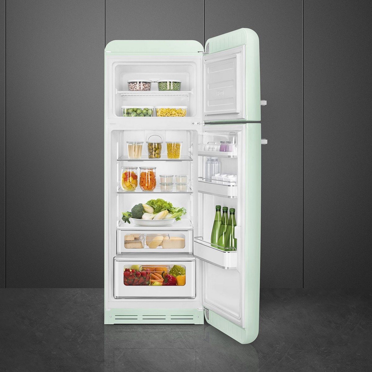 Frigorífico de 2 Portas Smeg Anni 50 FAB30RPG6 Ventilado com Abertura à Direita - Verde Água Verde Água-8