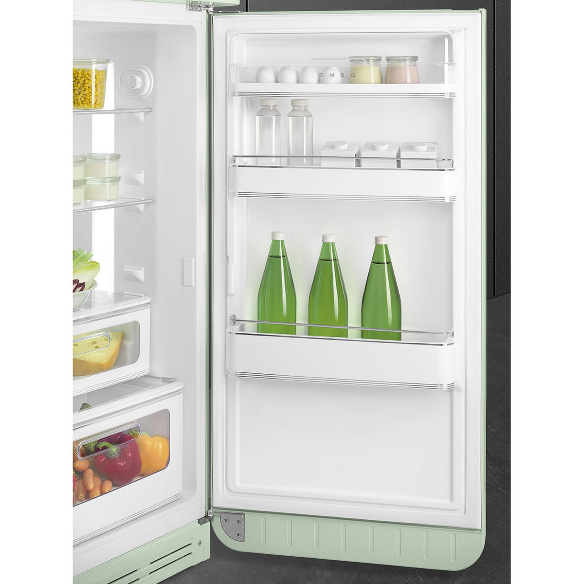 Frigorífico de 2 Portas Smeg Anni 50 FAB30RPG6 Ventilado com Abertura à Direita - Verde Água Verde Água-13
