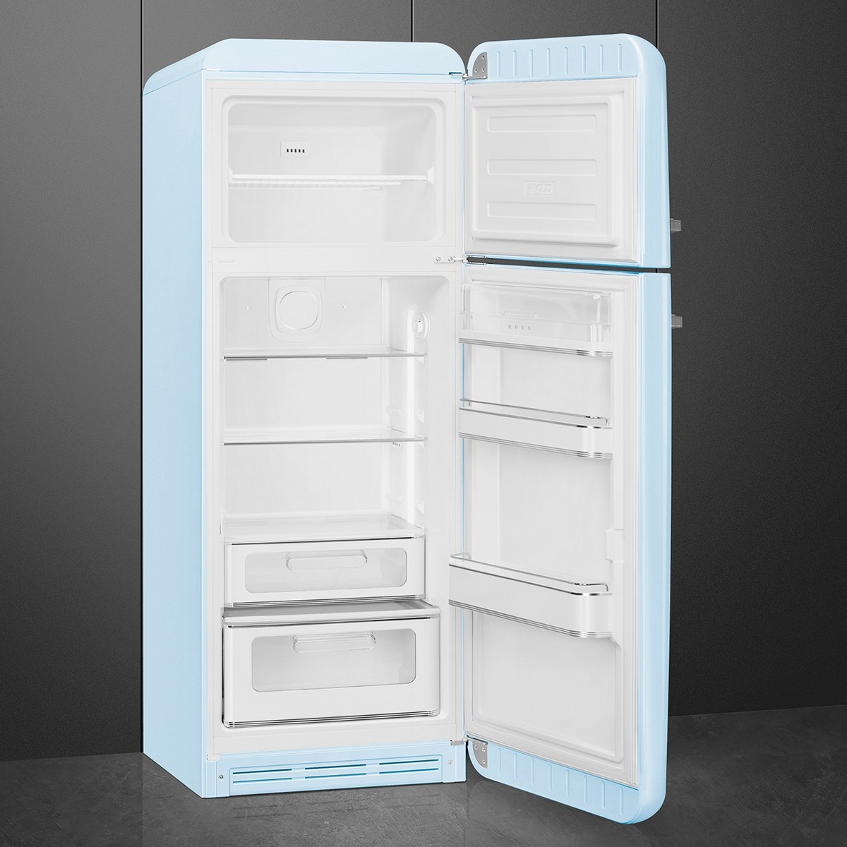 Frigorífico de 2 Portas Smeg Anni 50 FAB30RPB6 Ventilado com Abertura à Direita - Azul Céu Azul Céu-2