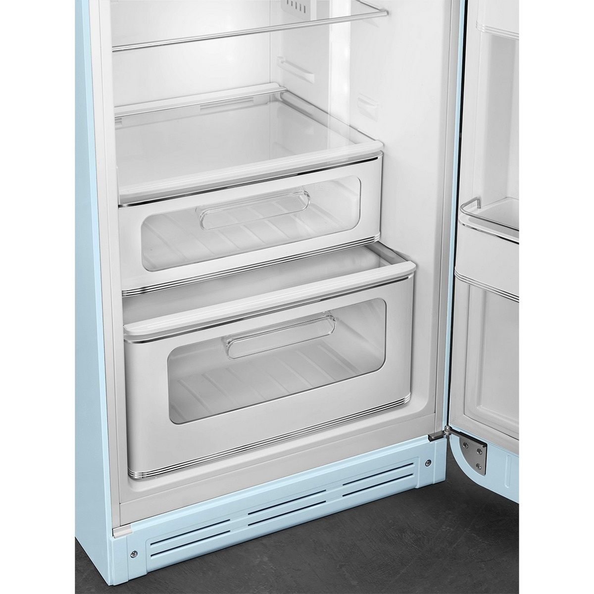 Frigorífico de 2 Portas Smeg Anni 50 FAB30RPB6 Ventilado com Abertura à Direita - Azul Céu Azul Céu-7