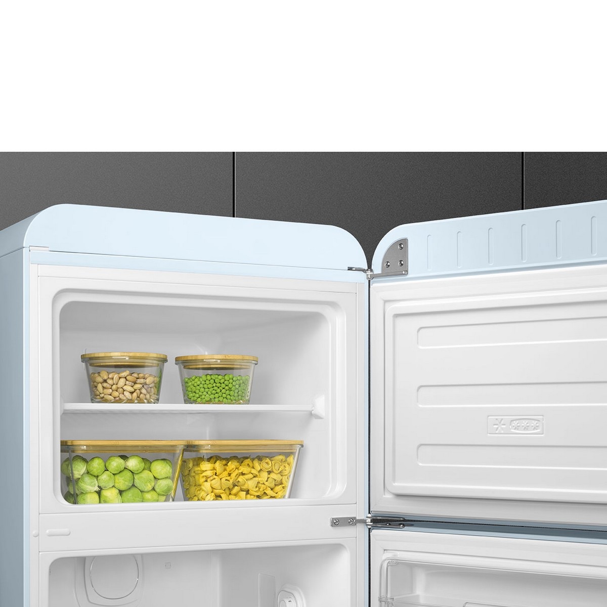 Frigorífico de 2 Portas Smeg Anni 50 FAB30RPB6 Ventilado com Abertura à Direita - Azul Céu Azul Céu-10