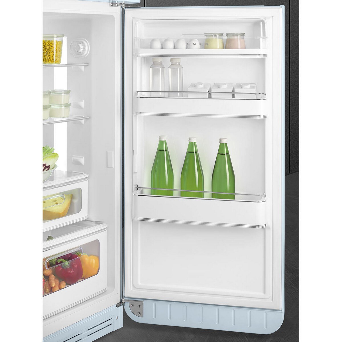 Frigorífico de 2 Portas Smeg Anni 50 FAB30RPB6 Ventilado com Abertura à Direita - Azul Céu Azul Céu-13