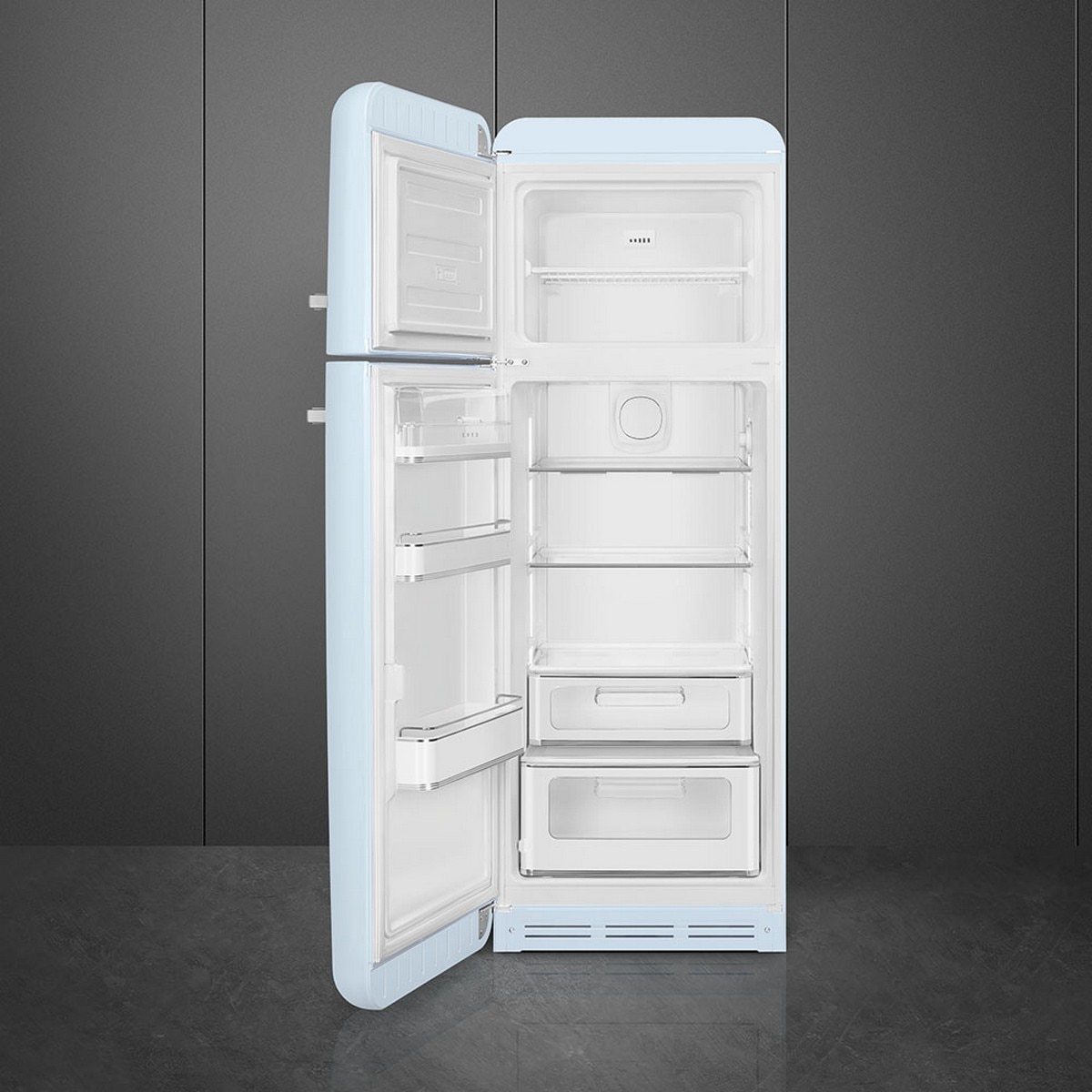 Frigorífico de 2 Portas Smeg Anni 50 FAB30LPB6 Ventilado com Abertura à Esquerda - Azul Céu Azul Céu-2