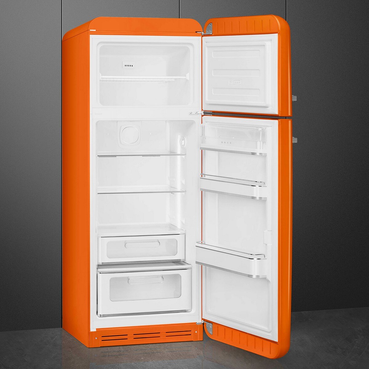 Frigorífico de 2 Portas Smeg Anni 50 FAB30ROR6 Ventilado com Abertura à Direita - Laranja Laranja-2