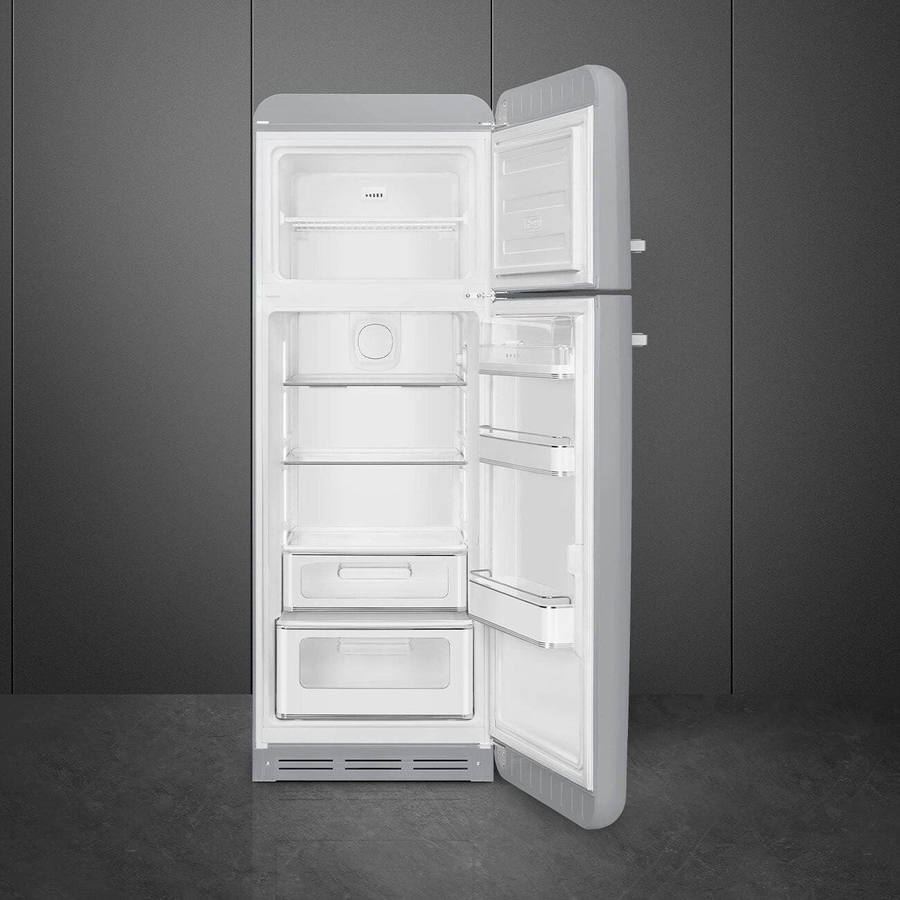 Frigorífico de 2 Portas Smeg FAB30RSV6 Ventilado, 294 Litros com Abertura à Direita - Silver Silver-2