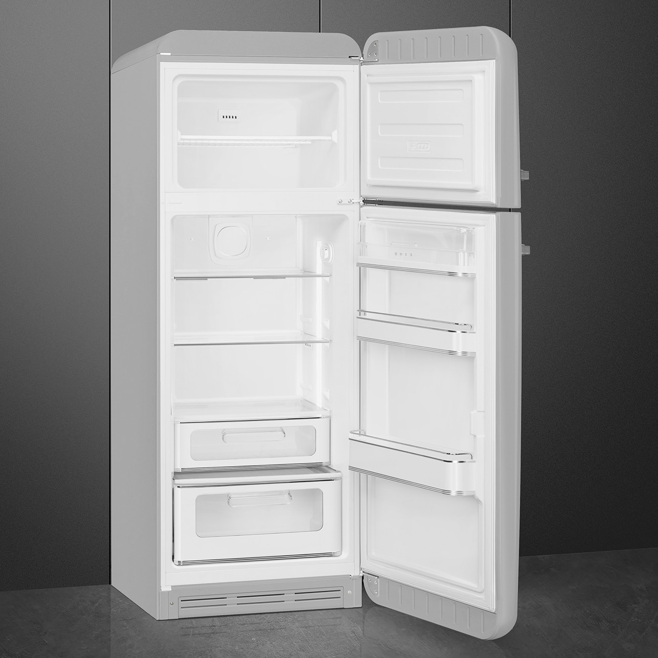 Frigorífico de 2 Portas Smeg FAB30RSV6 Ventilado, 294 Litros com Abertura à Direita - Silver Silver-4