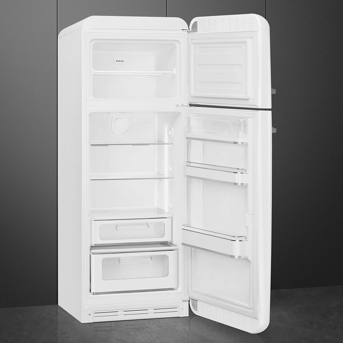 Frigorífico de 2 Portas Smeg Anni 50 FAB30RWH6 Ventilado com Abertura à Direita - Branco Branco-2