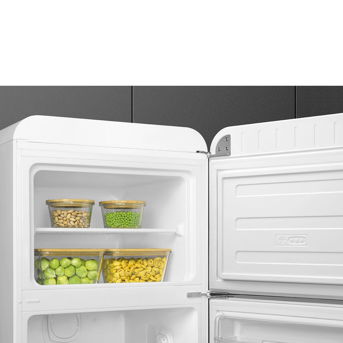 Frigorífico de 2 Portas Smeg Anni 50 FAB30RWH6 Ventilado com Abertura à Direita - Branco Branco-9