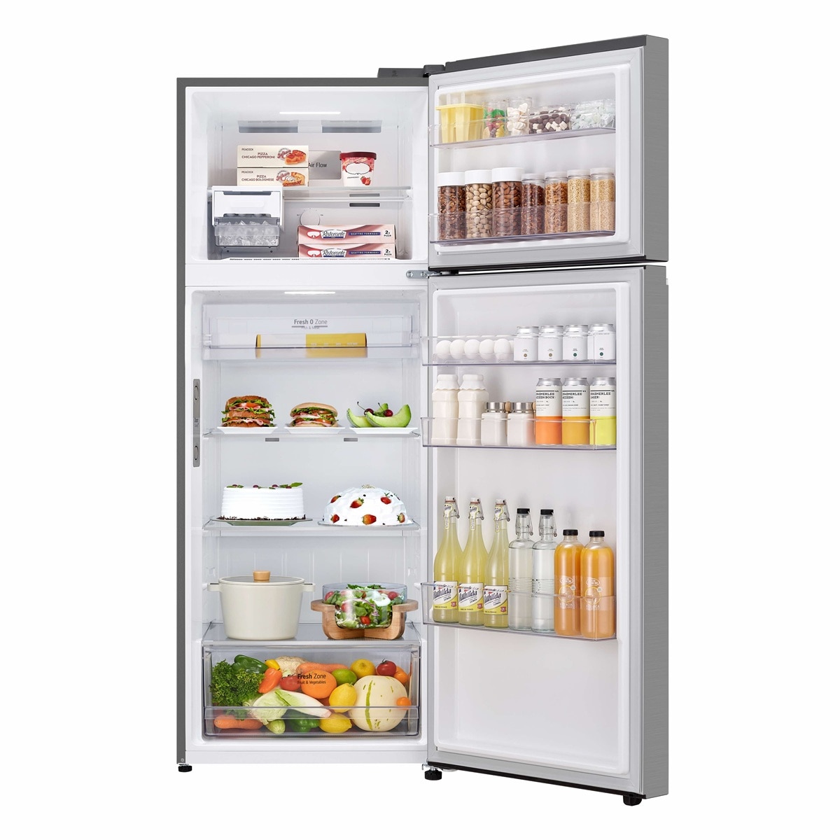 Frigorífico de 2 Portas LG GTBV44PYBKD Linear Cooling, Multi Air Flow, DoorCooling+, Compressor Smart Inverter de 1845 mm - Inox (Prime Silver) Inox-6