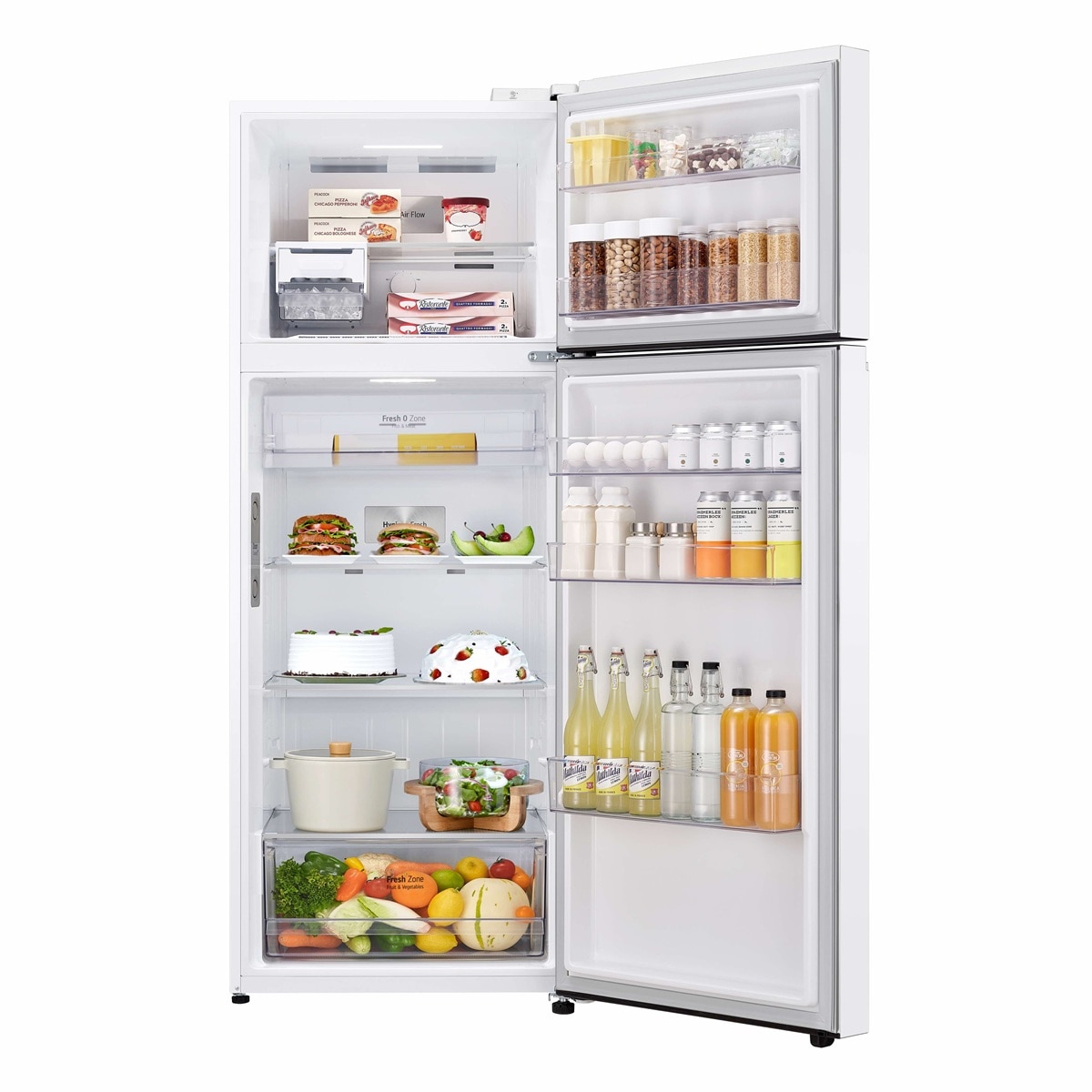 Frigorífico de 2 Portas LG GTBV44SWBKD Linear Cooling, Multi Air Flow, DoorCooling+, Compressor Smart Inverter de 1845 mm - Branco (Super White) Branco-6