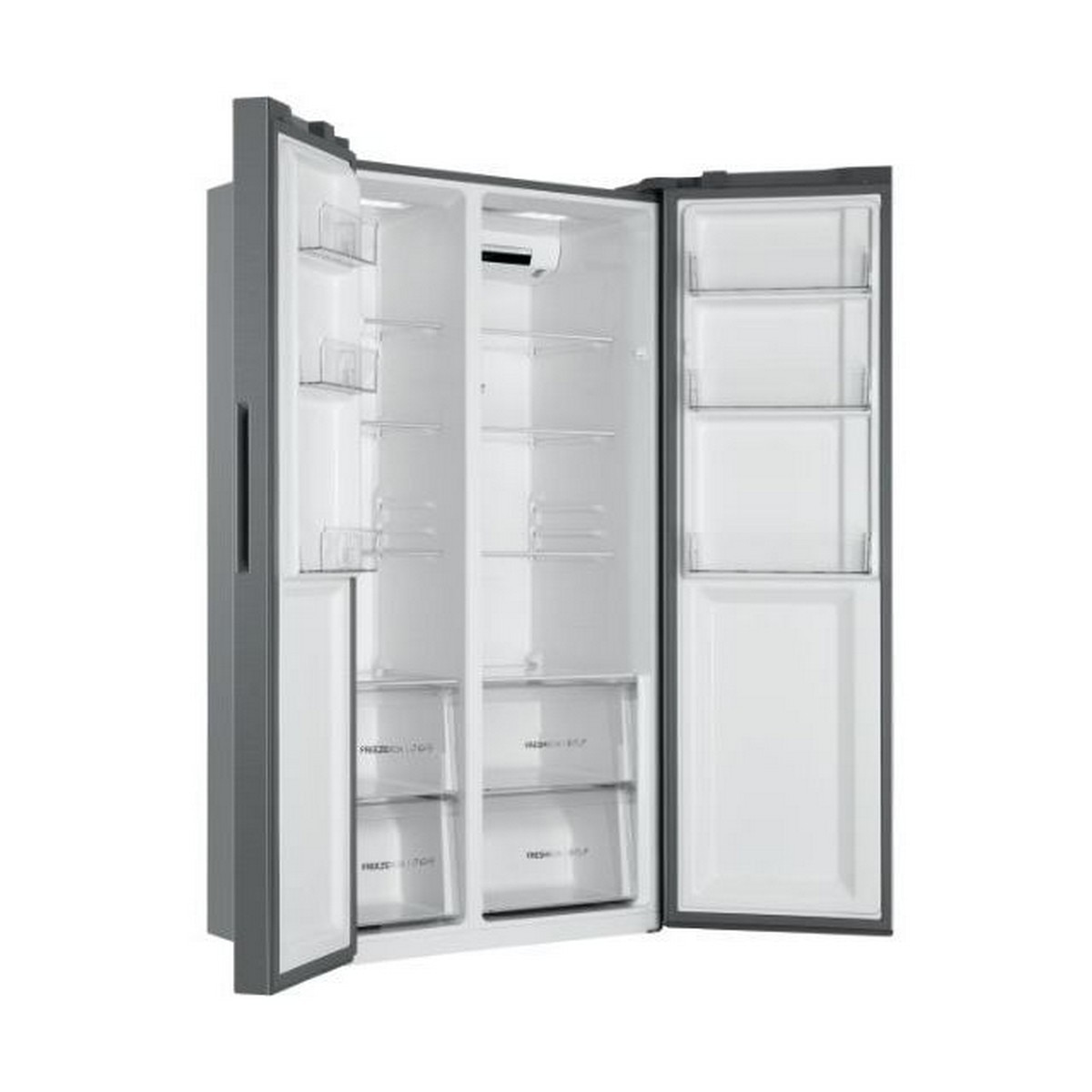 Frigorífico Side by Side Haier SBS 90 Série 3 HSR3918ENPG No Frost e Motor Inverter de 177,5 cm - Gentle Silver Silver-4
